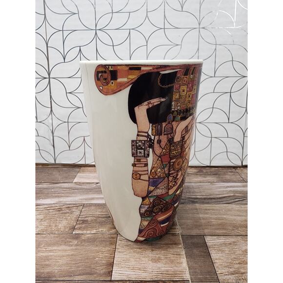 RARE Goebel Gustav Klimt Large 6" Mug Old World Vintage Bone China - Expectation - Picture 4 of 6
